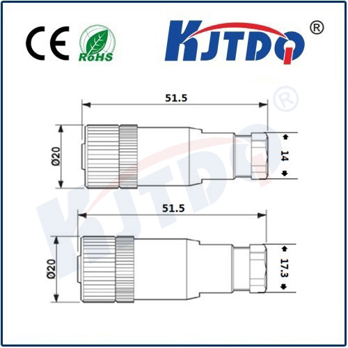 M12連接器 A型-現場接線式(組裝)系列 直頭